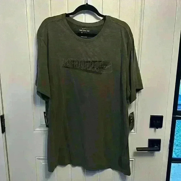 Nike Other - Nike men’s dri-fit green just do it tshirt 2xl